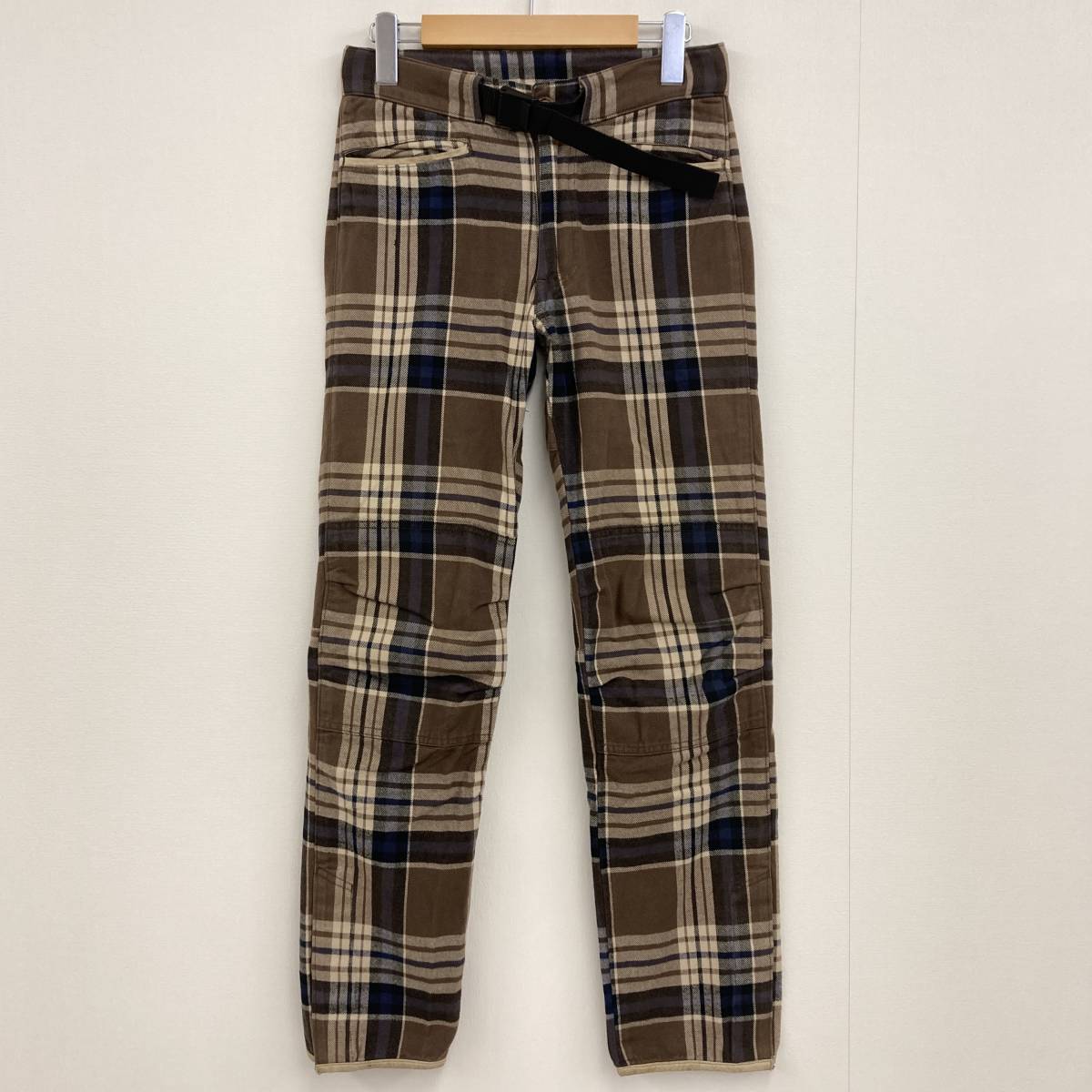 品質満点 STYLE169 1997 RESEARCH GENERAL 90s モトクロスパンツ 840 sarchive 裾ジップ バイカー ジェネラルリサーチ Mサイズ ブラウン系 チェック ボトムス 品質満点 STYLE169 1997 RESEARCH GENERAL 90s モトクロスパンツ 840 sarchive 裾ジップ バイカー ジェネラルリサーチ Mサイズ ブラウン系 チェック ボトムス