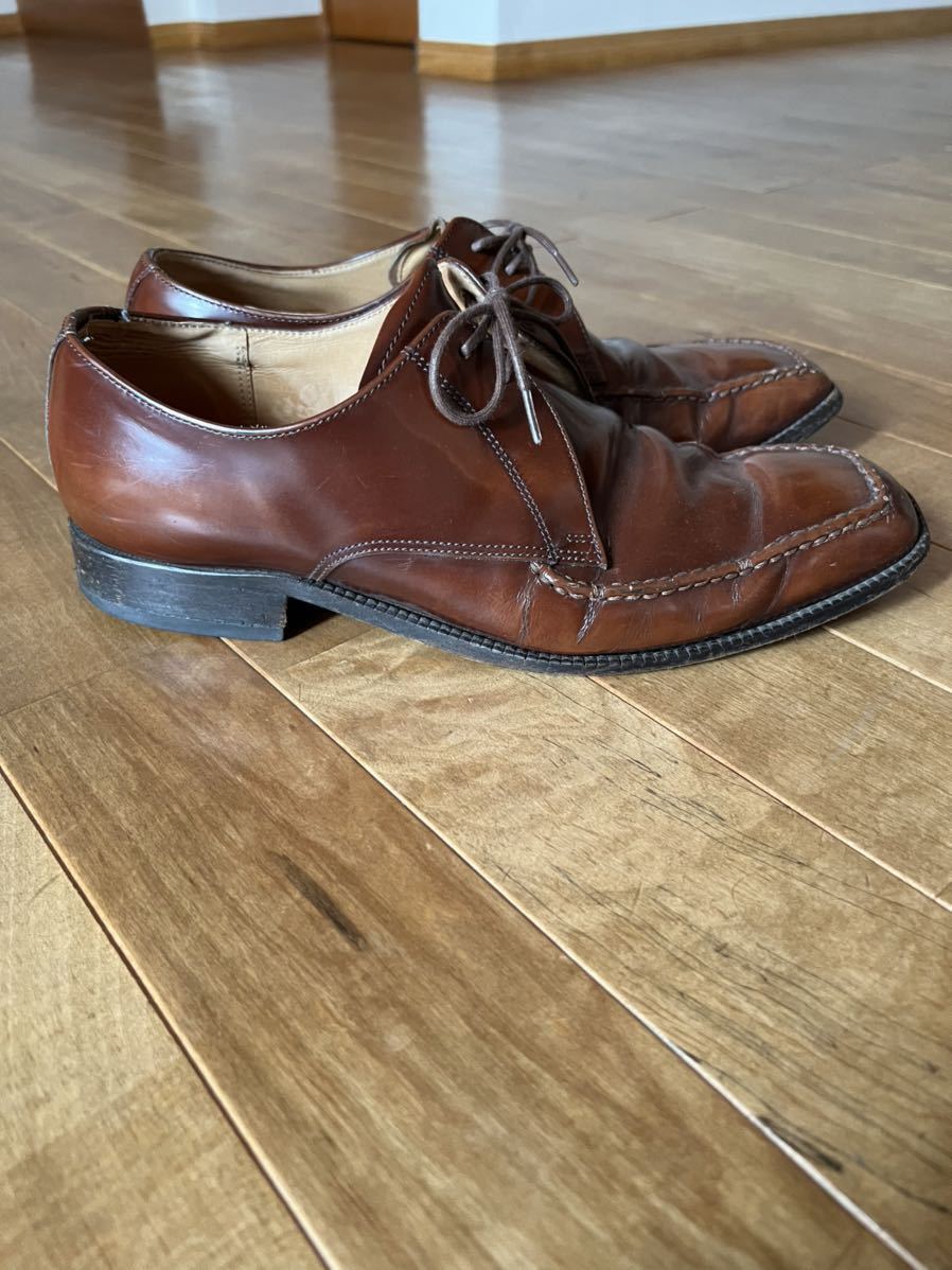 GRENSON グレンソン ウィスキーコードバンUチップスクエアトゥ サイズ7.5_画像4