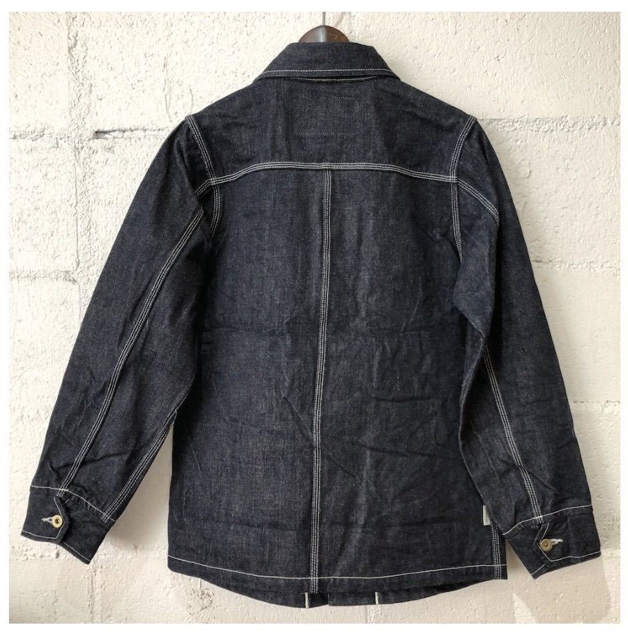 【中古美品】SUNNY＆CO Lot.1205 DENIM COVERALL デニムカバーオール インディゴ サイズS 岡山デニム14oz.使用 定価24,200円　日本製_画像7