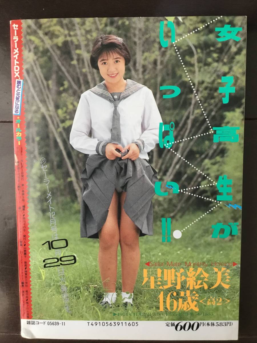 ☆セーラーメイトDX 1991年11月☆ ◯匿名発送/送料無料◯ 熱烈 ☆セーラーメイトDX 1991年11月☆ ◯匿名発送/送料無料◯ 熱烈