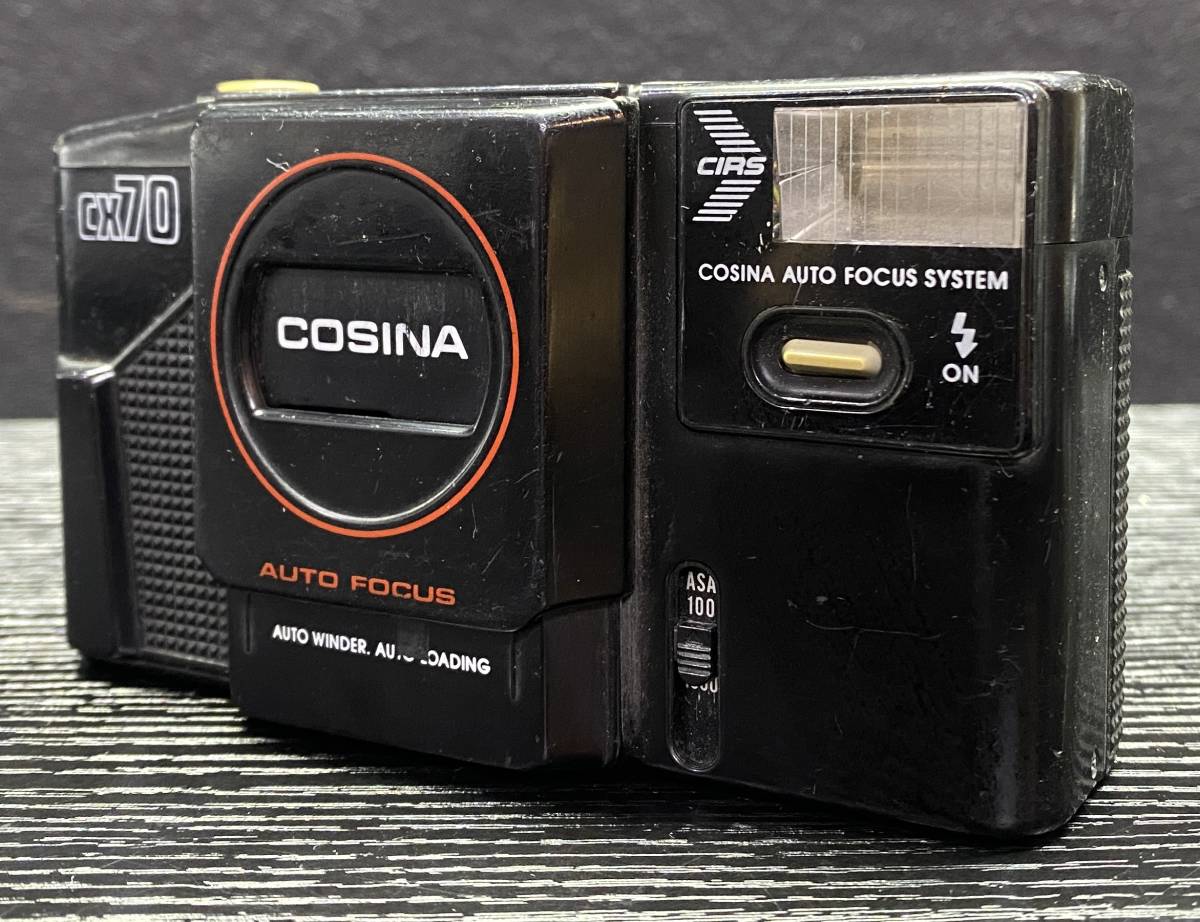 COSINA CX70 AUTO WINDBR . AUTO LOADING コシナ + AUTO FOCUS COSINON1:3.5 35mm コンパクト フィルムカメラ #1134_画像1