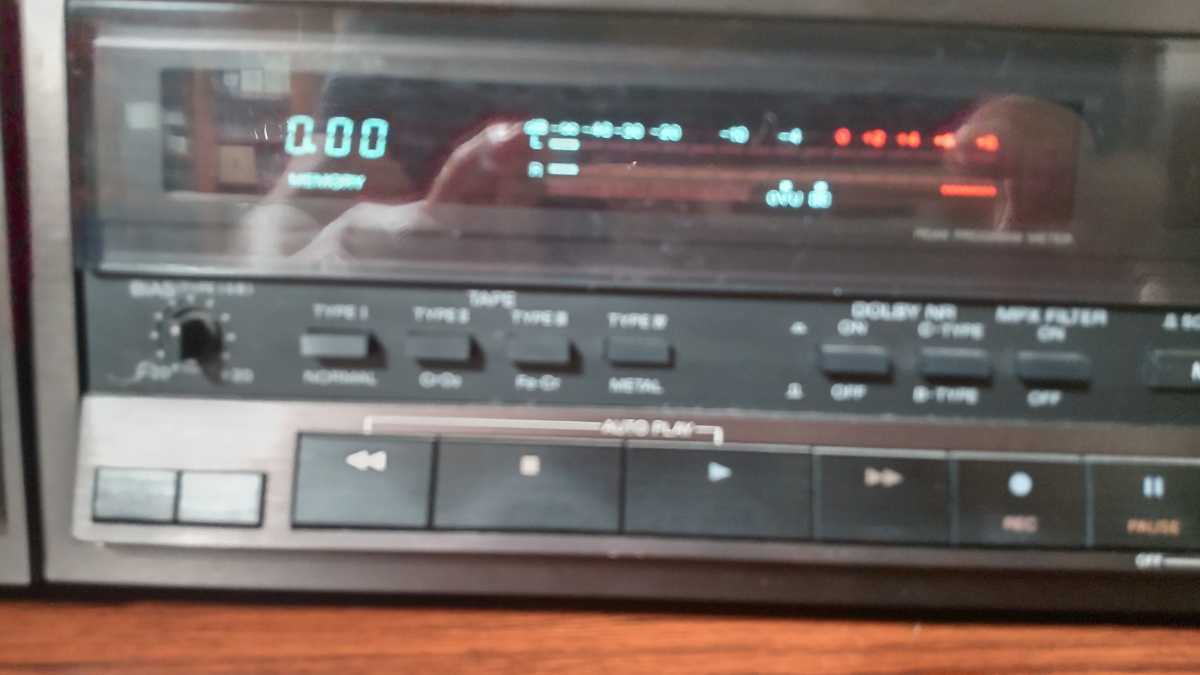 ソニー SONY TC-K555ESⅡ ジャンク品となります 巻き戻しと早送りは