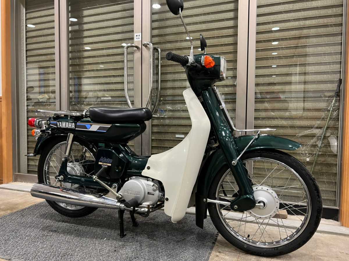 ヤマハ メイト 緑 V50 オートバイ車体 | boravacinar.com.br