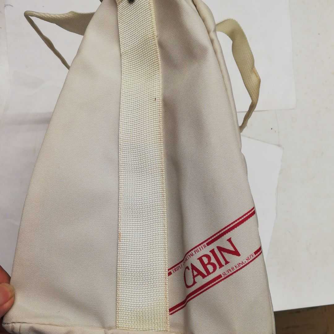 редкостный товар! Showa Retro сумка "Boston bag" CABIN слоновая кость Vintage 