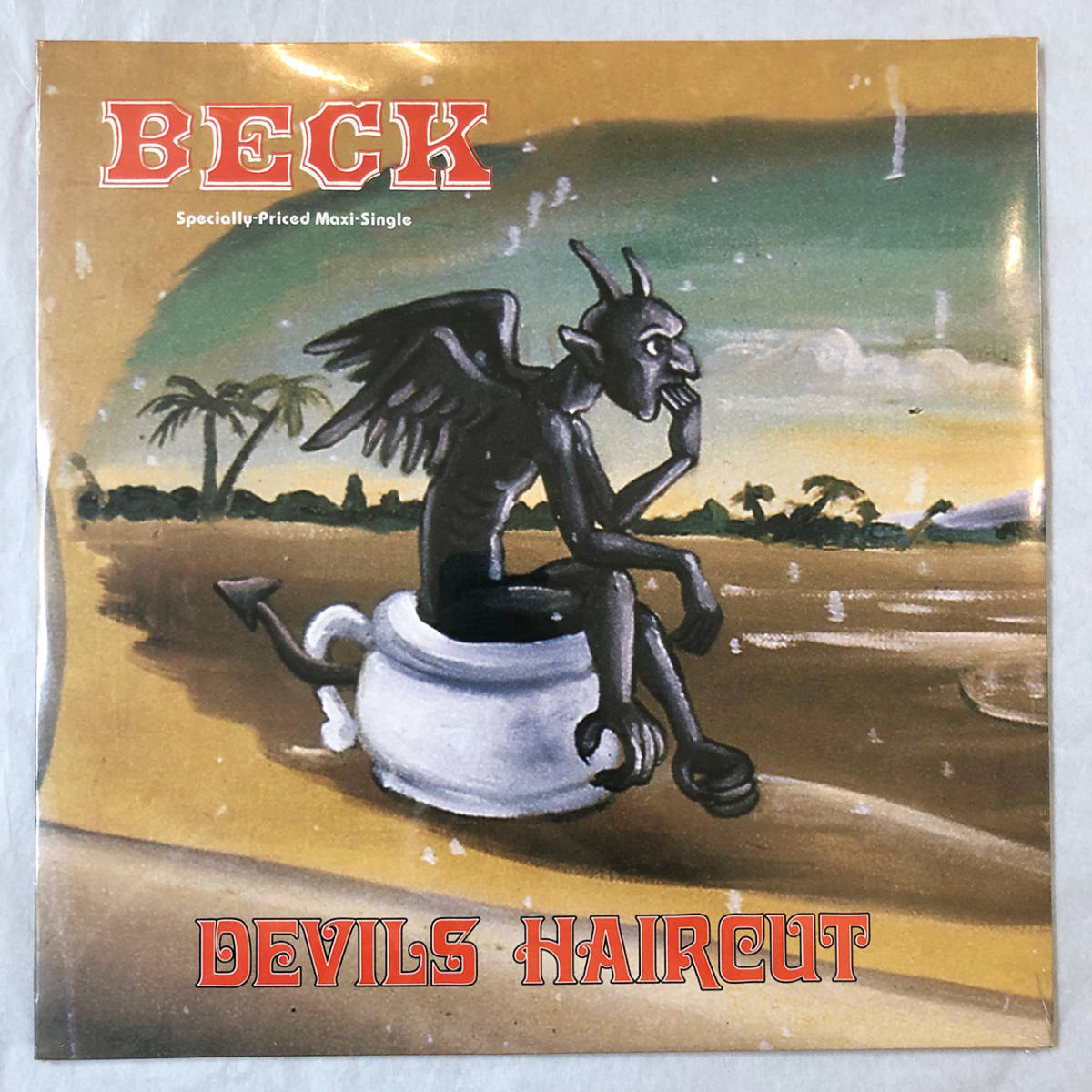 #1996 year US record original new goods shield Beck - Devils Haircut 12~EP DGC12-22222 DGC