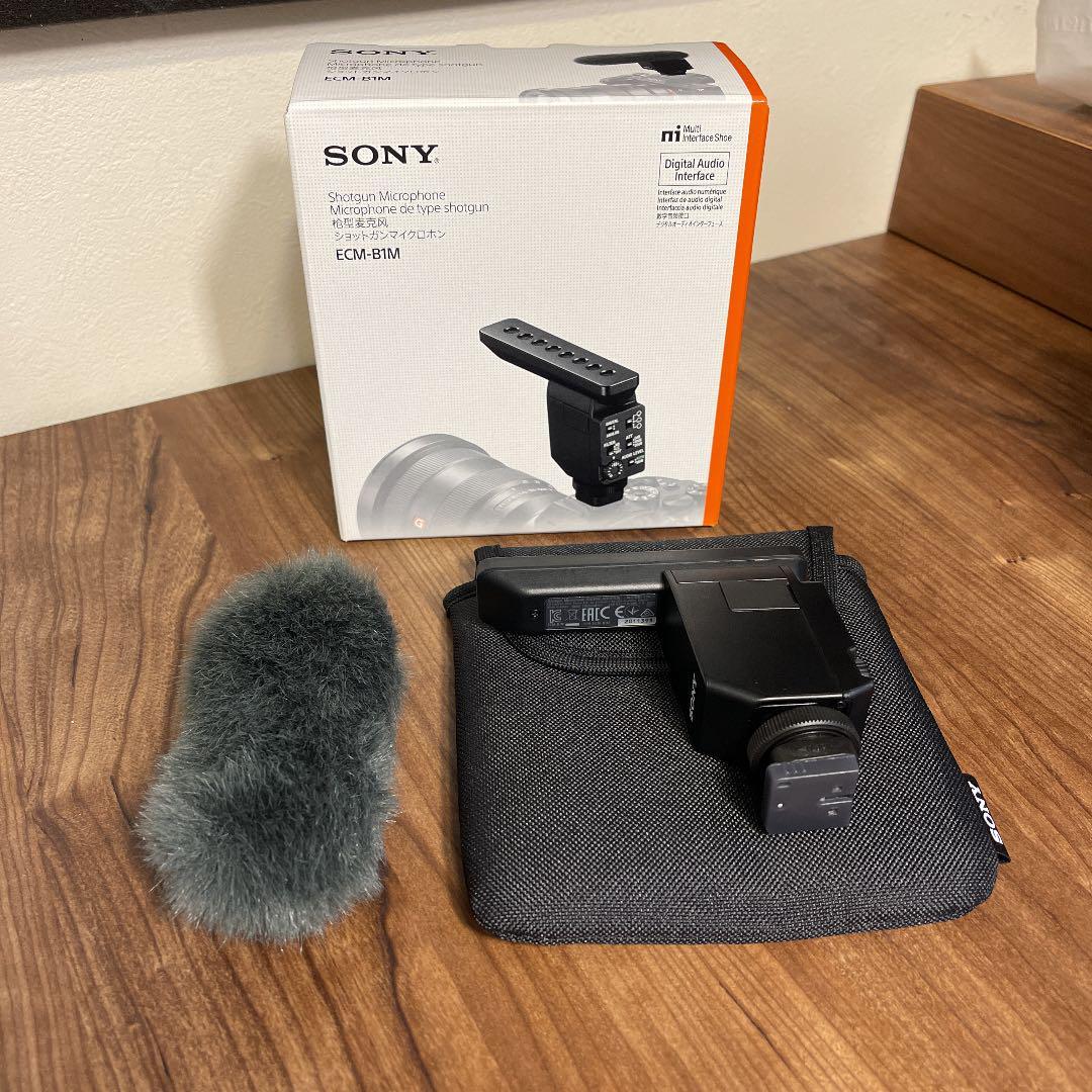 SONY ECM-B1M ショットガンマイクロホン-