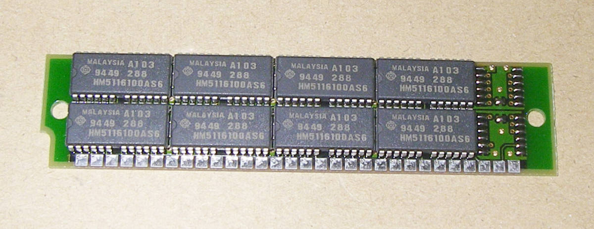 *MEMORY CENTURY JCI-S1S 32MB 30Pin SIMM*MADE in JAPAN*