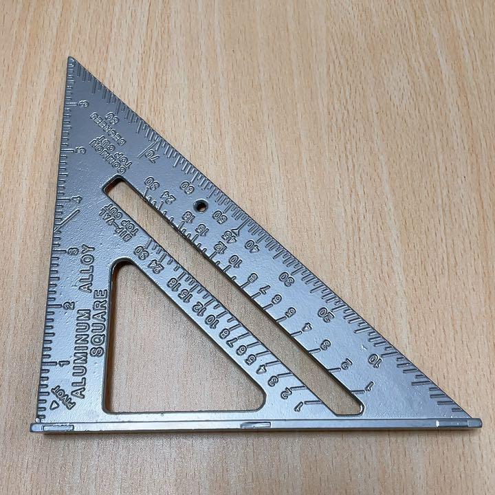 三角定規 丸のこガイド スクエアールーラー 工具 180mm