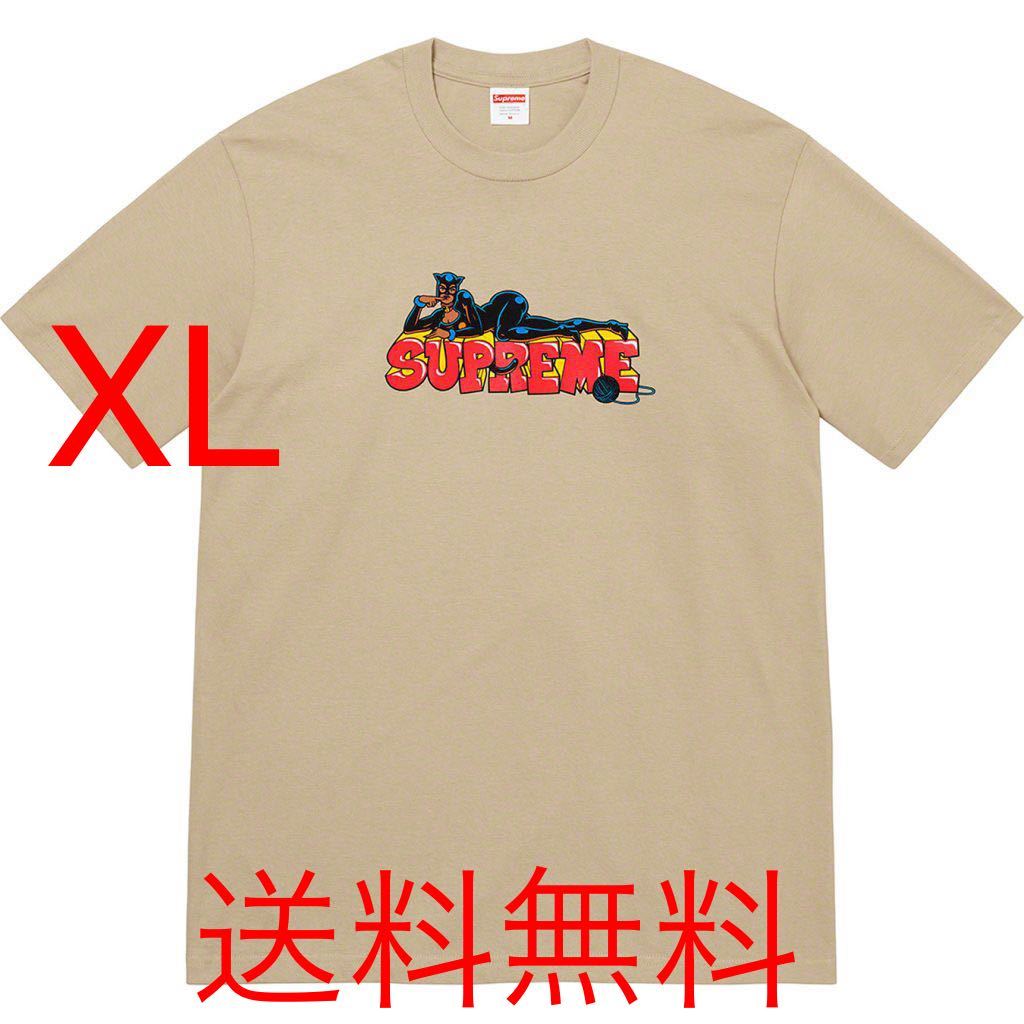 XL 即決 国内正規新品 Supreme 22AW Catwoman Tee Stone シュプリーム キャット ウーマン Tシャツ ストーン ベージュ