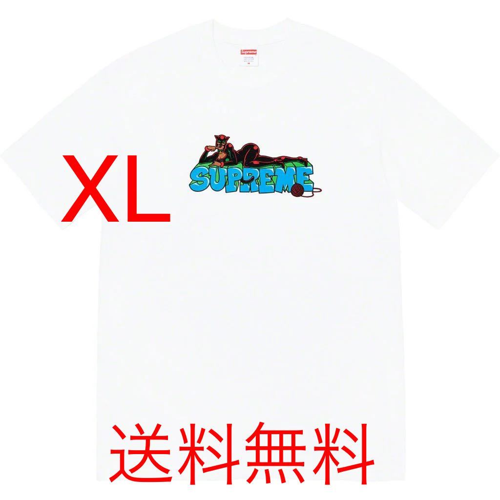 白XL 国内正規 Supreme 22AW Catwoman Tee White シュプリーム 割引セール Tee Catwoman Supreme XXL Tシャツ キャットウーマン Tシャツ/カットソー(半袖/袖なし)