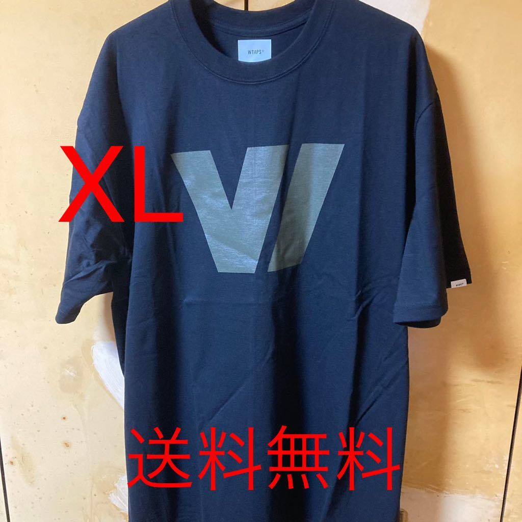 黒XL 即決 国内正規新品 WTAPS V/ TEE BLACK BANNER LOGO ダブルタップス Tシャツ バナー ロゴ