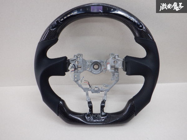 Revolution レボリューション ZN6 86 FT86 ハチロク 前期 LEDインジケーター付 パフォーマンス カーボン ハンドル ステアリング 355mm 棚S2