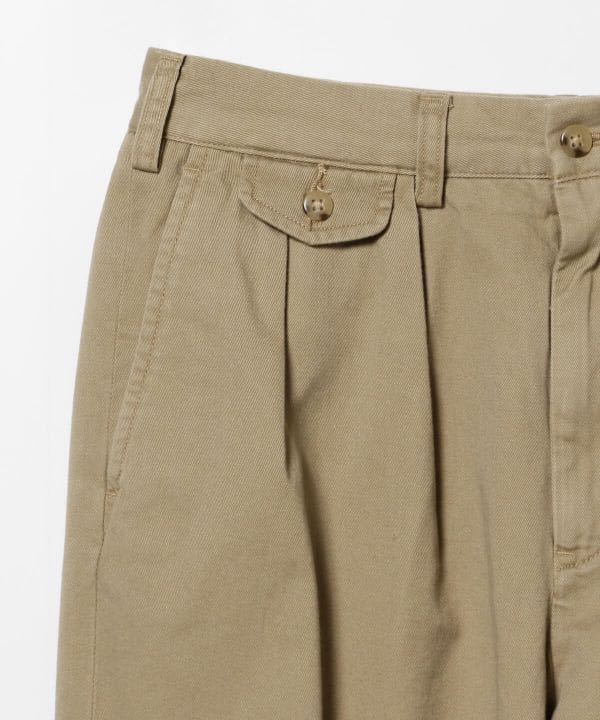 POLO RALPH LAUREN for BEAMS / Cotton Twill 2Pleat BIG Chino Pants