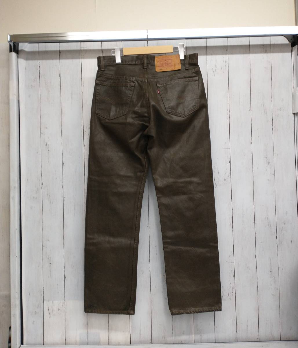 【値下げ】 LEVI'S 501xx 3332 オイルドパンツ オイルド加工 リーバイス_画像2