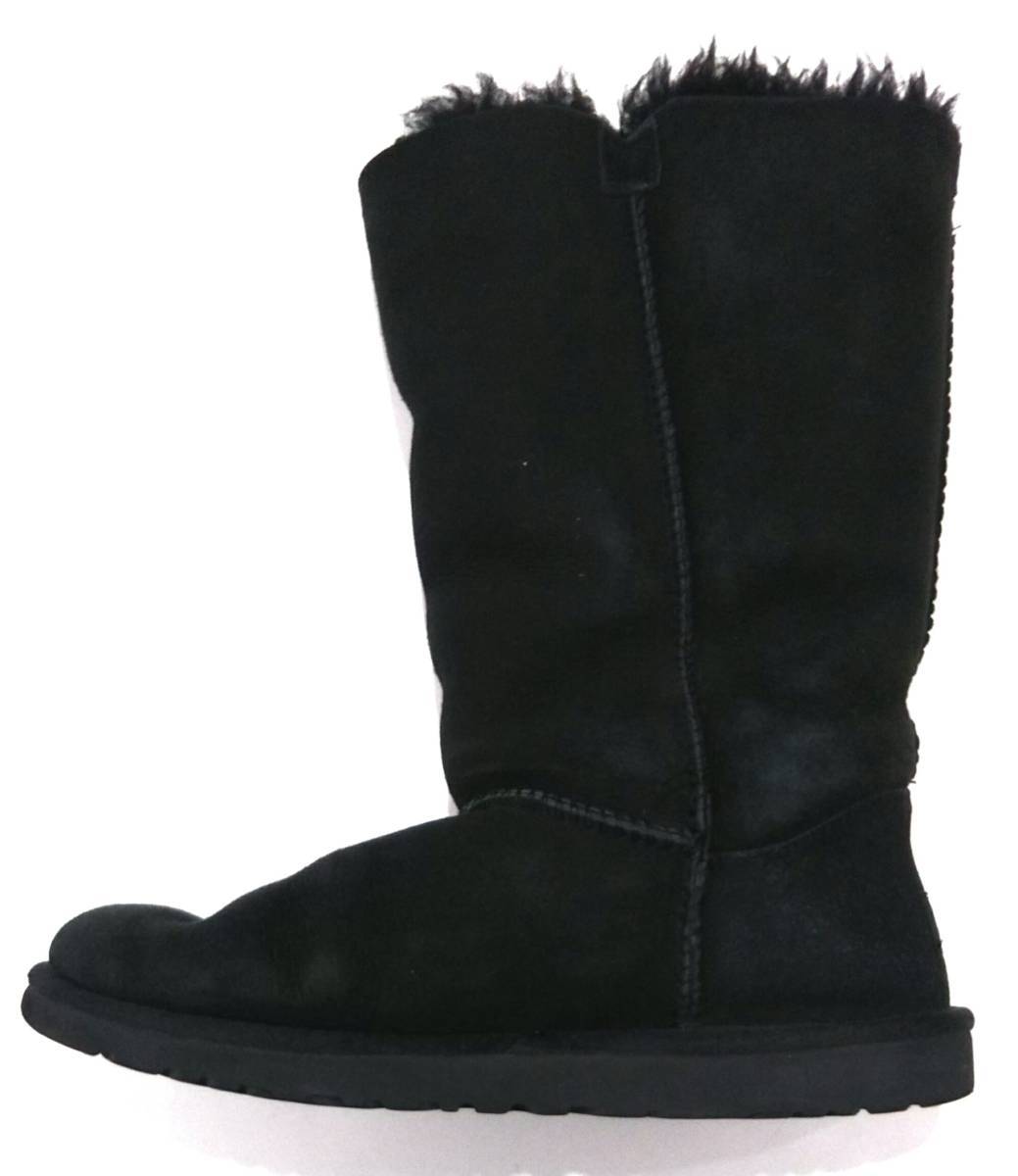 UGG australia UGG Australia mouton boots long boots 24cm UK5 lady's black black shoes shoes boots 