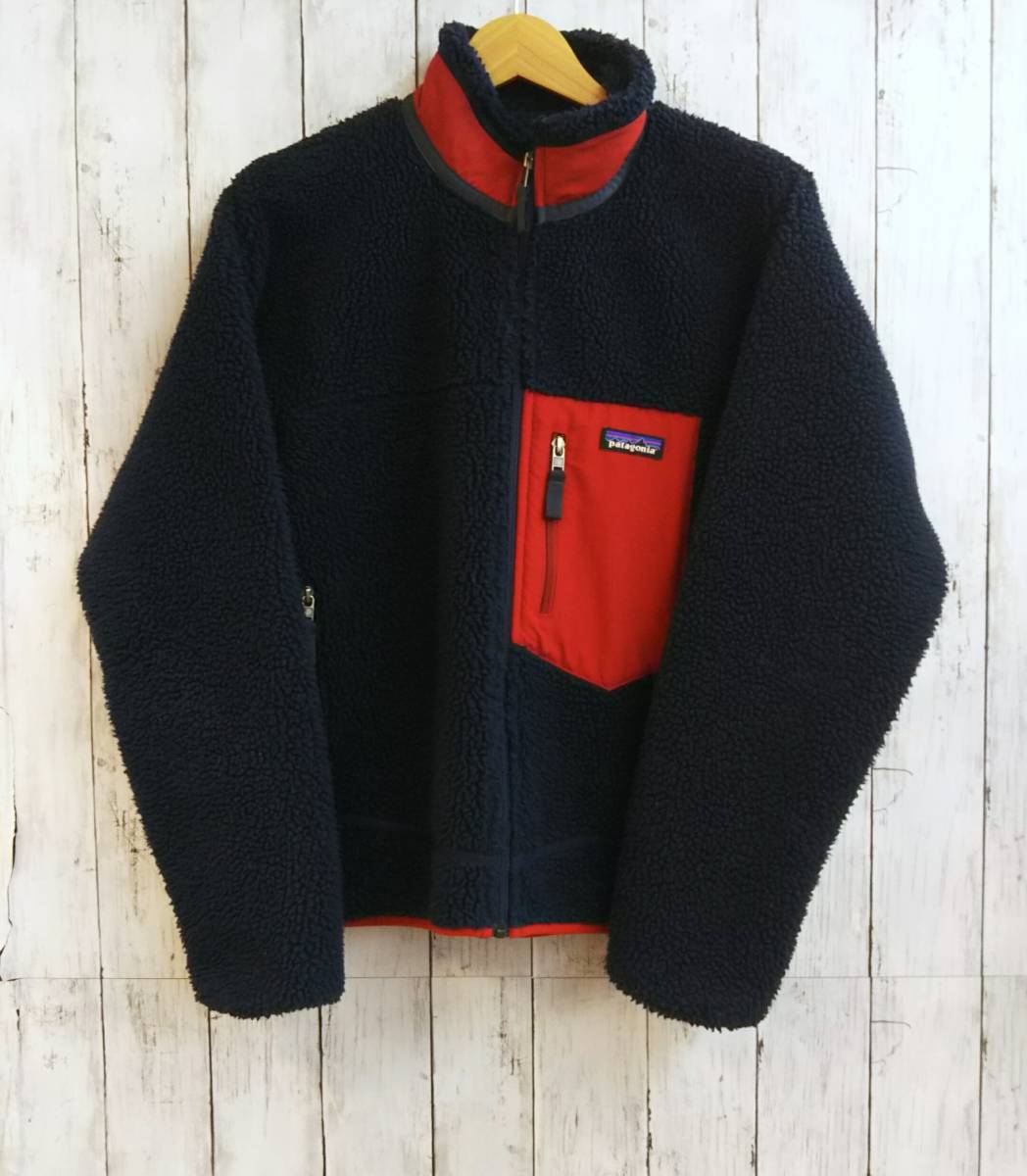 Patagonia パタゴニア 23056 CLASIC RETRO‐X JACKET XSサイズ ネイビー フリース メンズ ブランド アウトドア