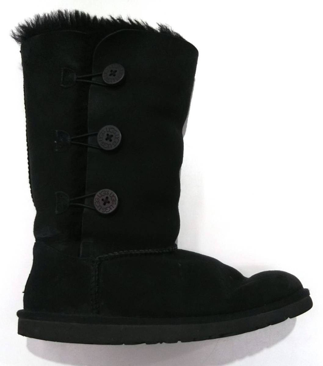 UGG australia UGG Australia mouton boots long boots 24cm UK5 lady's black black shoes shoes boots 