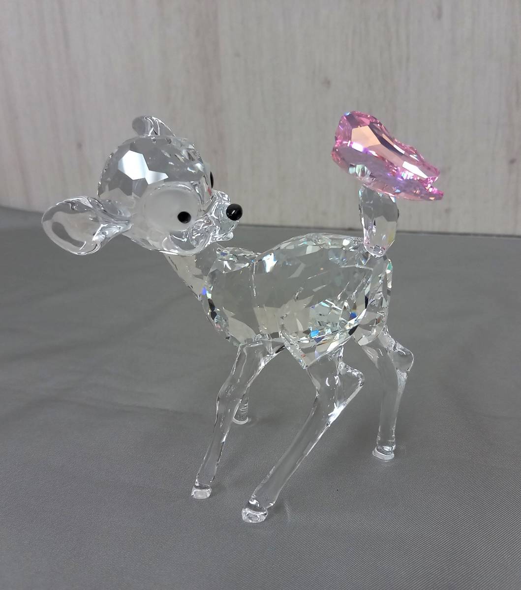 良品】SWAROVSKI BAMBI 943951 フィギュリン クリスタル