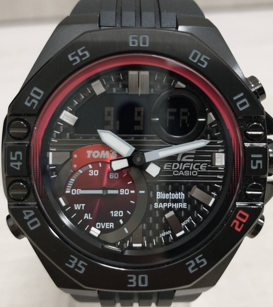 限定品!】CASIO/EDIFICE /ECB-10TMS-1AJR/TOM'Sコラボ 時計 www