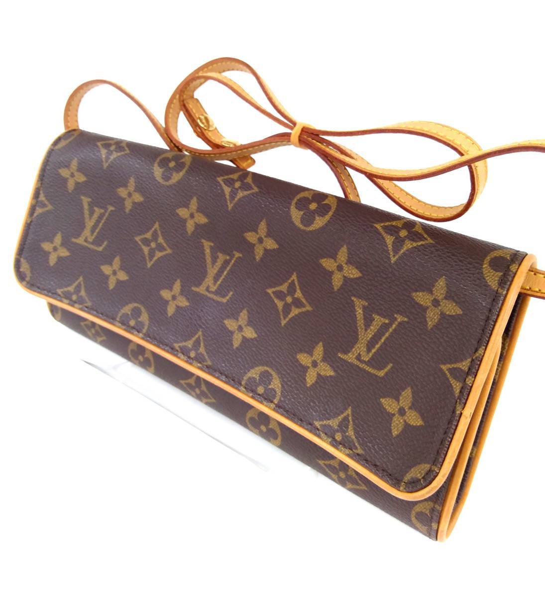 LOUIS VUITTON ルイヴィトン モノグラム CA0999 ポシェットツインGM