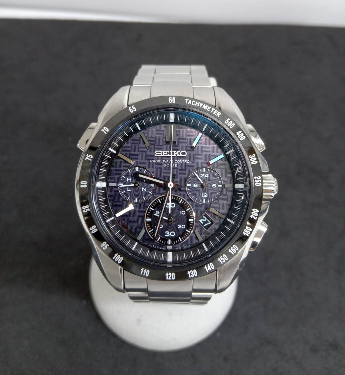 SEIKO BRIGHTZ 8B82-0AE0 腕時計 メンズチタン ステンレススチール