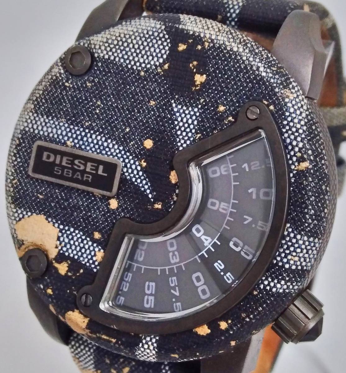 定番人気！ ディーゼル REPLICA ALRITE DIESEL オールライト 腕時計 DZ-7389 カリグラフィックアート メンズ レプリカ 男性用