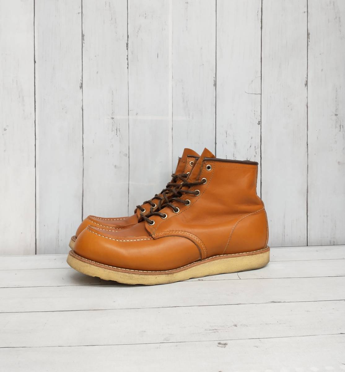 RED WING IRISH SETTER 6 MOC 9875 GOLD RUSSET ワークブーツ レッド