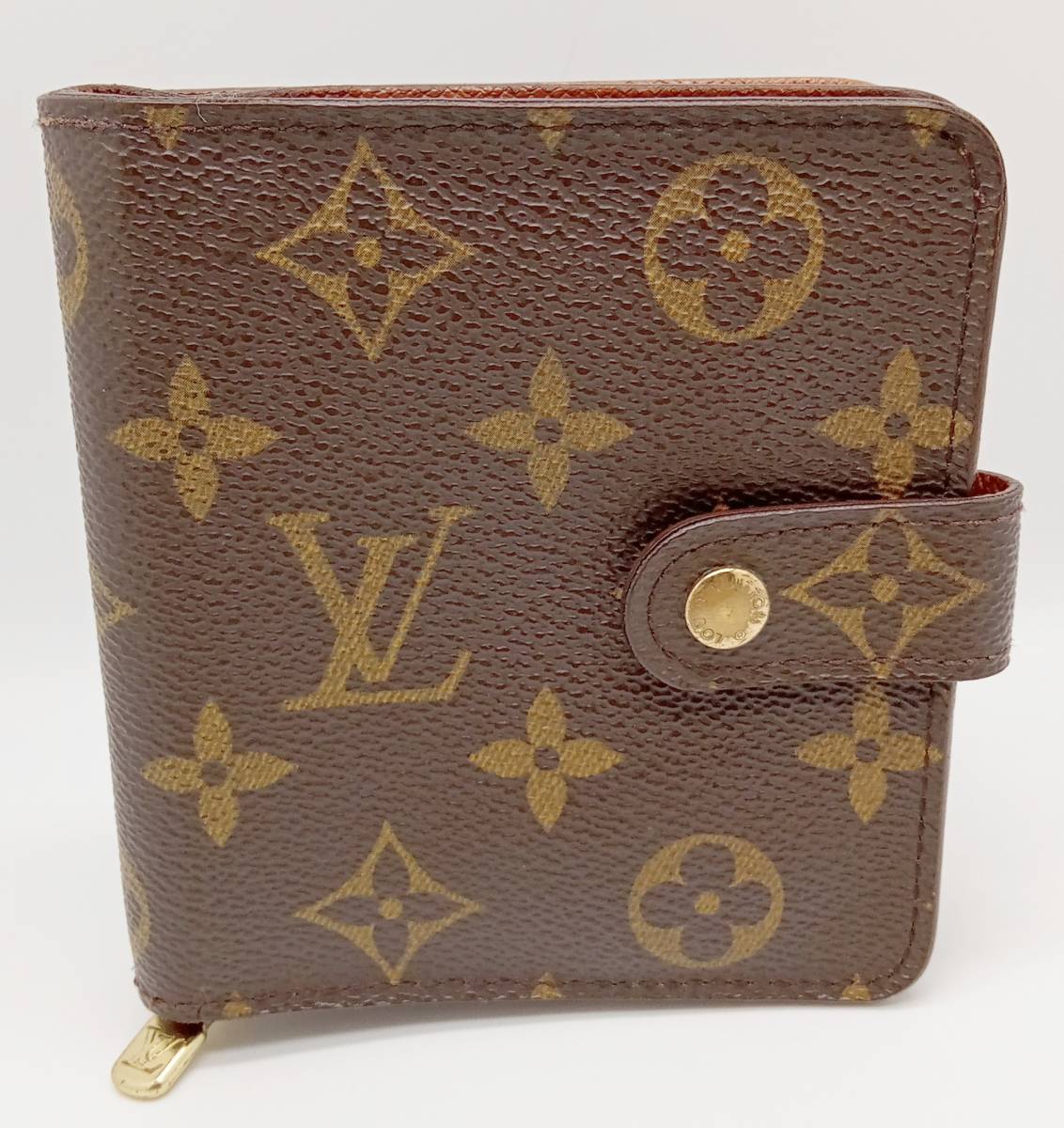LOUIS VUITTON ルイヴィトン M61667 モノグラム コンパクトジップ 折