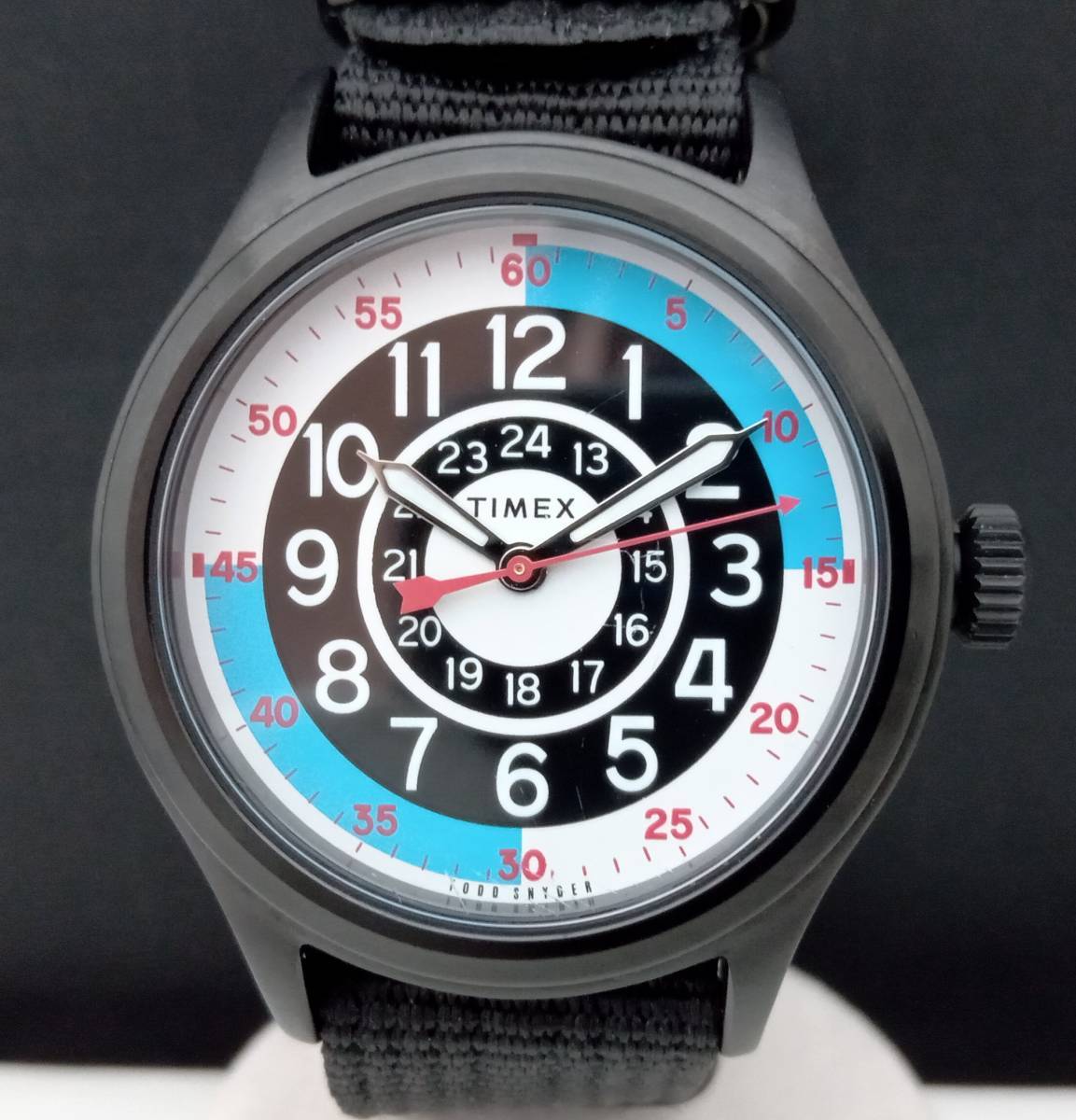 【 TIMEX 】 TW2R56000 ブラックジャック TODD SNYDER コラボ クォーツ 電池式 リストウォッチ ホワイト ブルー メンズ 腕時計 店舗受取可_画像1