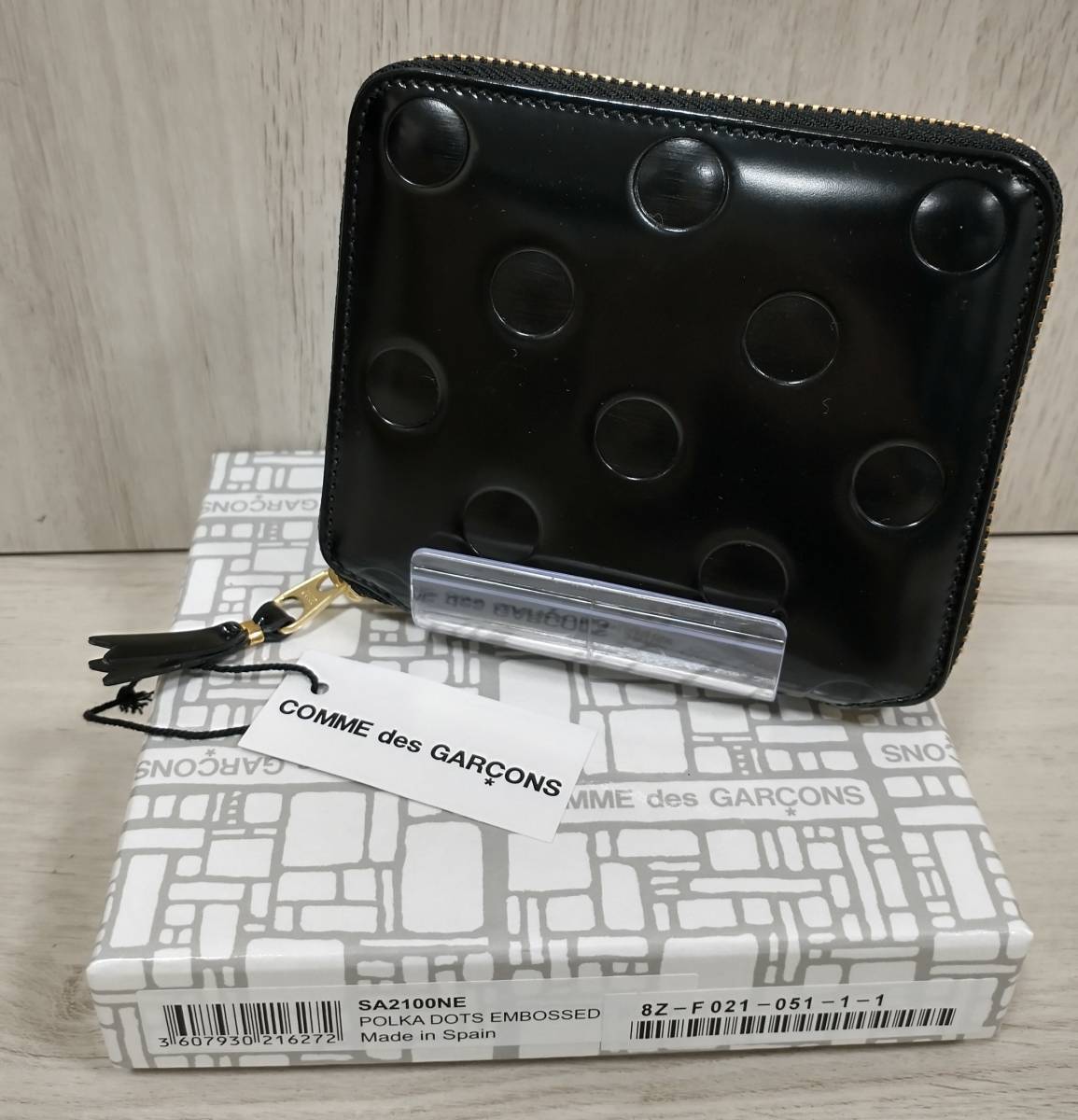 保障 COMME des GARCONS 二つ折り財布 SA2100NE 新品未使用