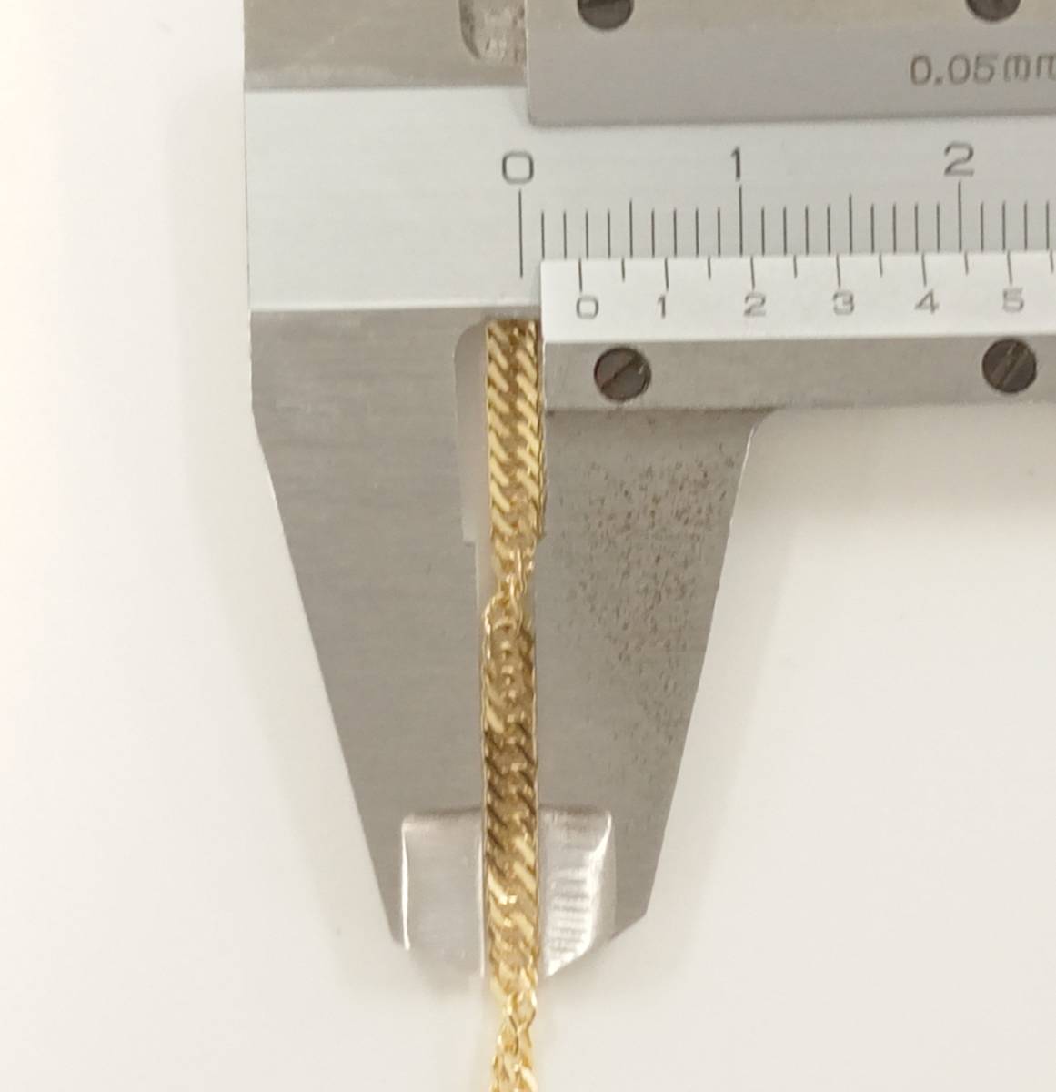 K18 50cm 7.7g 18金 スクリュー ネックレス | normanhubbard.com