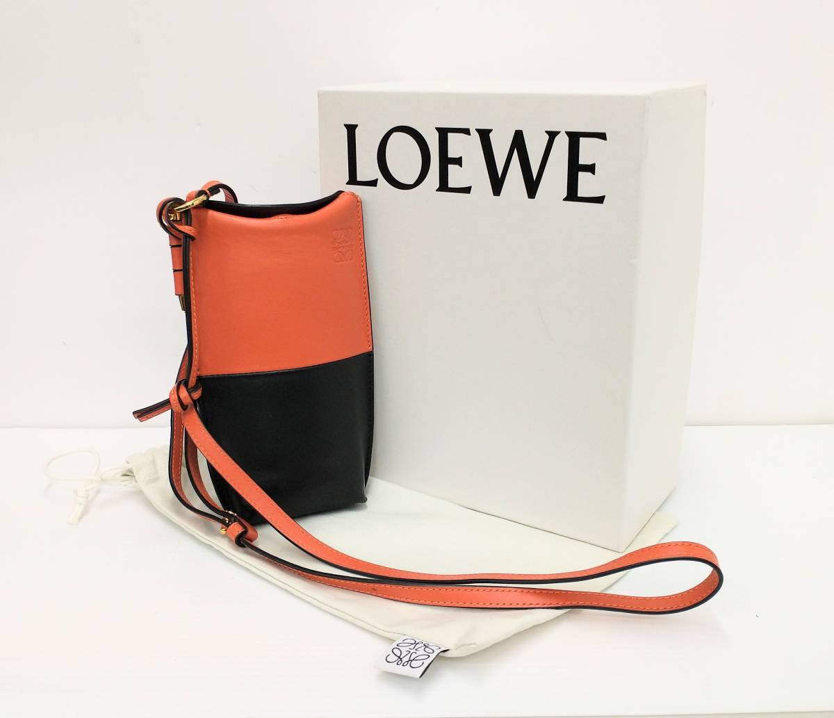 LOEWE ロエベ ゲートポケット バイカラー バック ポシェット 651926
