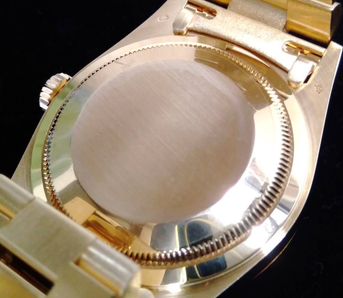 ROLEX ロレックス DAY-DATE デイデイト 18238/S691*** 自動巻き 腕時計【2022/06・日本ロレックスによる修理・OH済】箱・取説・保証書_画像7