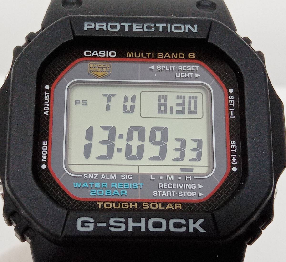 【美品 箱付き】 CASIO カシオ G-SHOCK GW-M5610U-1ER 電波ソーラー 腕時計 デジタル文字盤 ブラック 逆輸入モデル_画像1