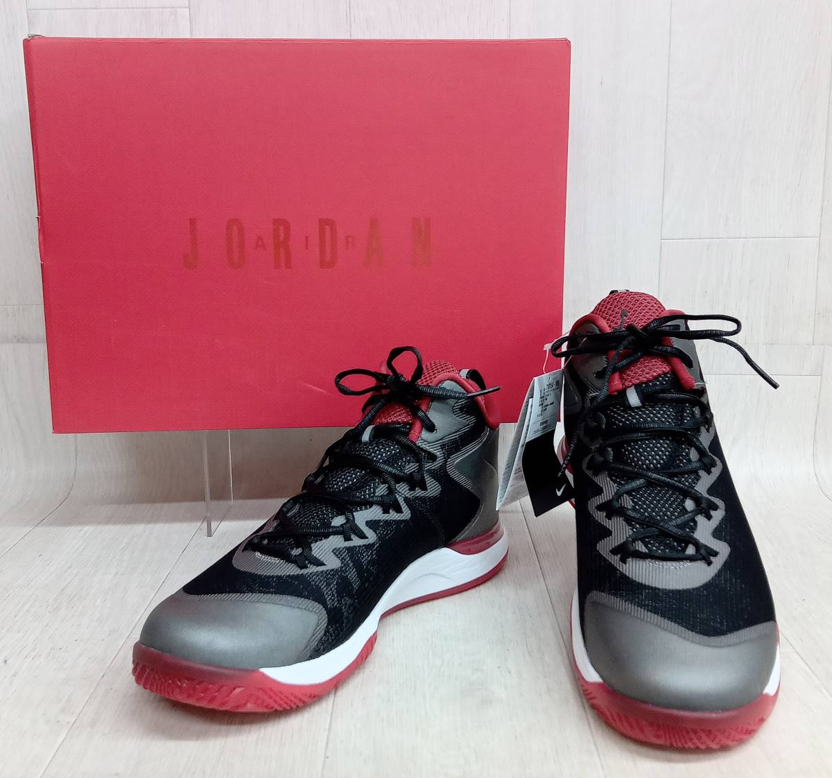 美品 NIKE SLAM DUNK ナイキ スラムダンク スニーカー 別注 JORDAN SUPERFLY 778154-005 桜木花道 井上雄彦 箱付き 29cm レッド ブラック