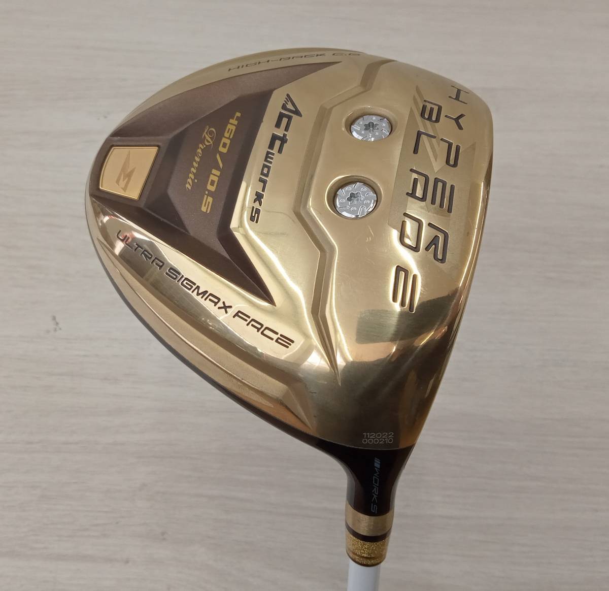 WORKS GOLF ワークスゴルフ HYPER BLADE 46インチ 約305g ドライバー 男性右利き用_画像1