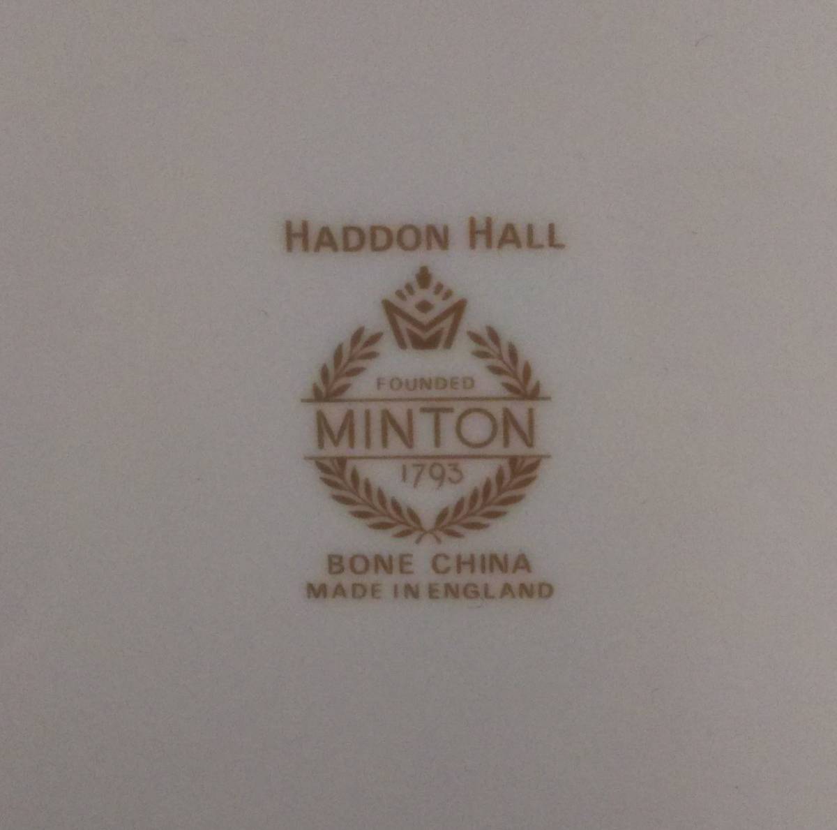 MINTON HADDON HALL GREEN プレート 本体のみ_画像3