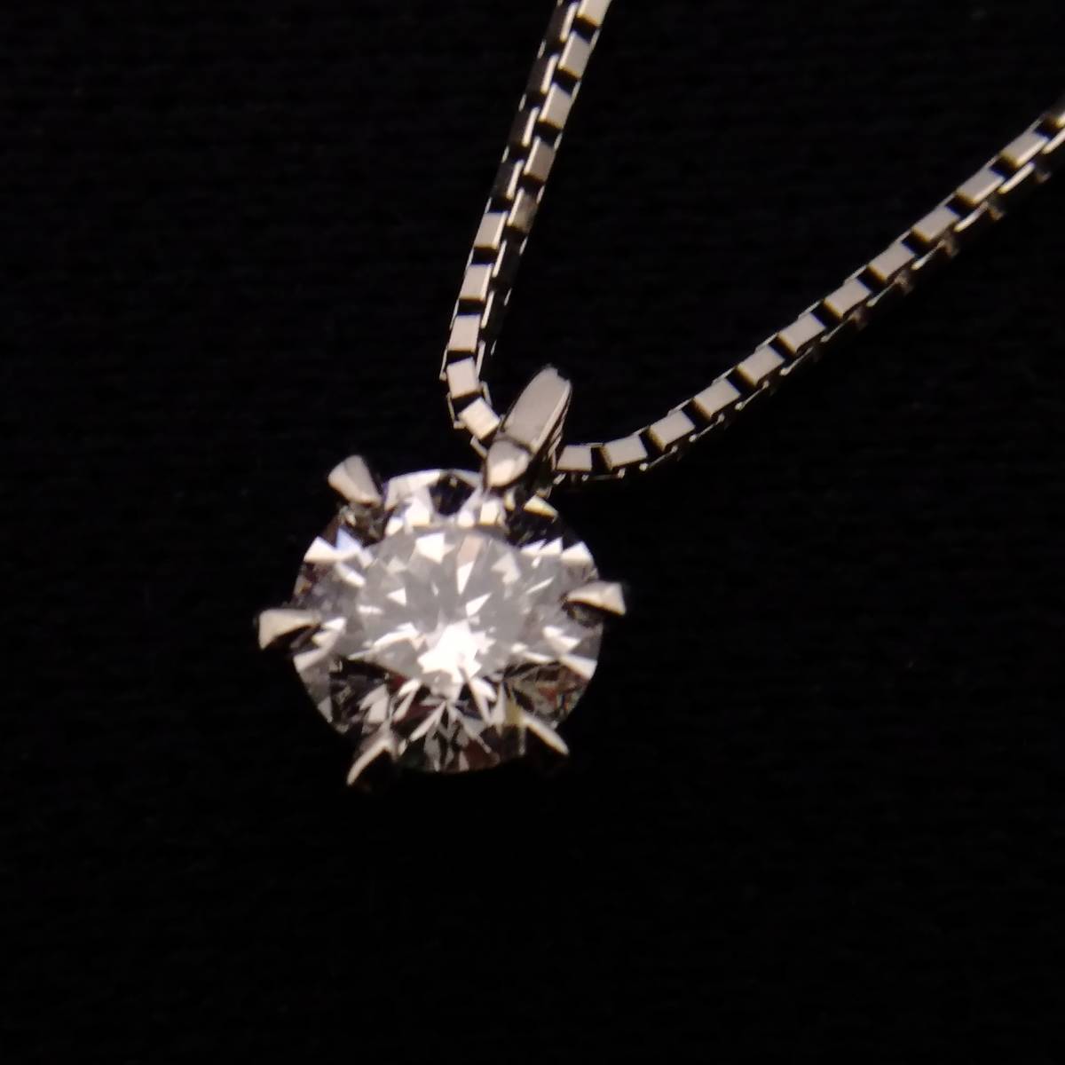 鑑定書付きネックレス <br>ダイヤモンド 0.4ct <br>E VS1 EXCELLENT HC