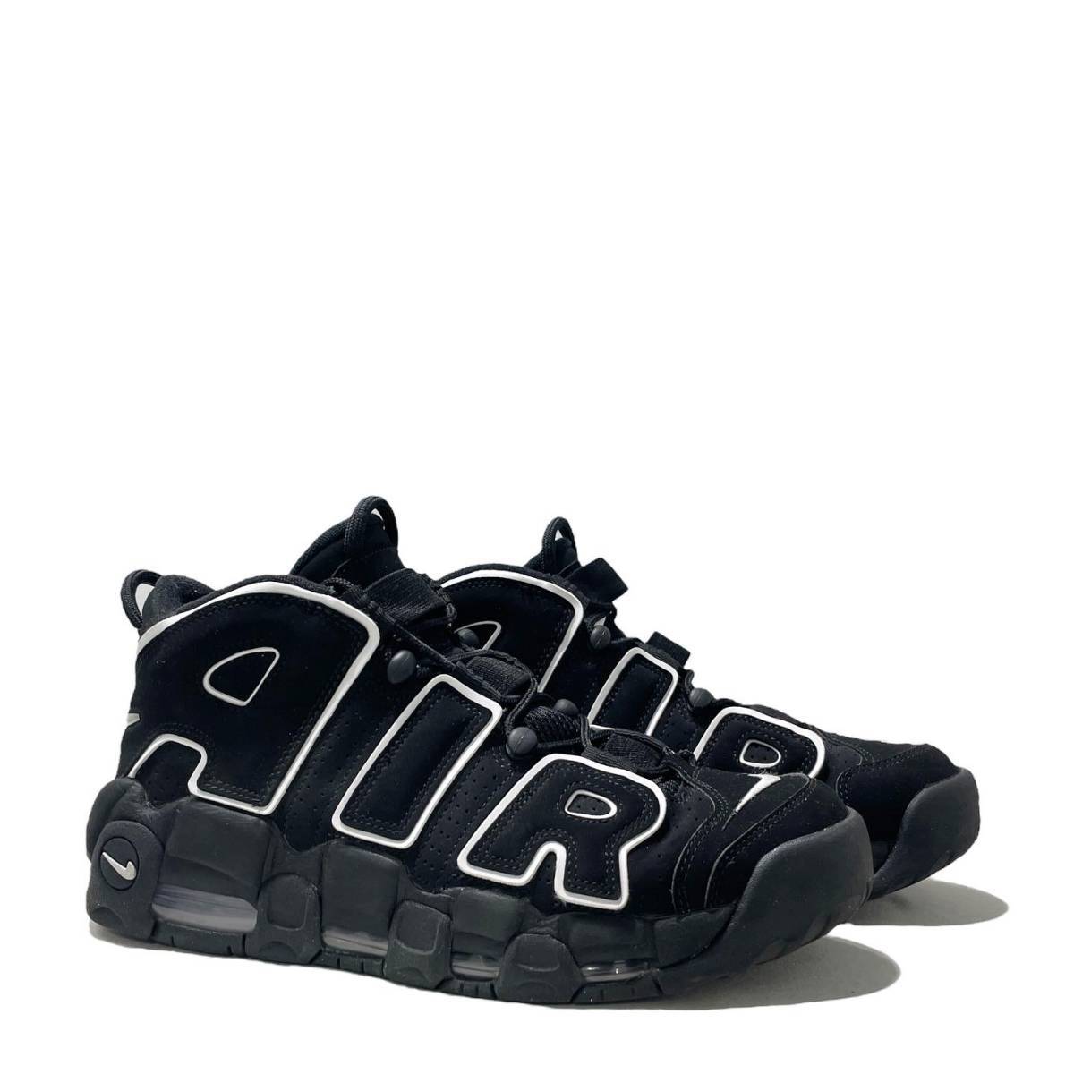 NIKE AIR MORE UPTEMPO BLACK WHITE 414962-002 ナイキ メンズ