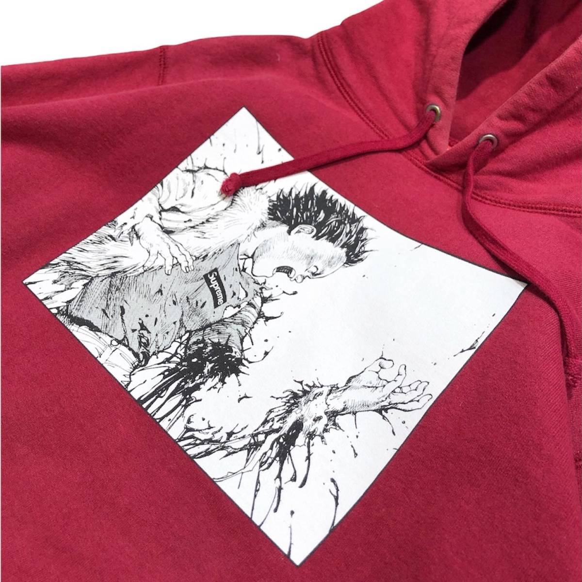 17aw Supreme AKIRA Arm Hooded Sweatshirt 鉄雄 シュプリーム アキラ