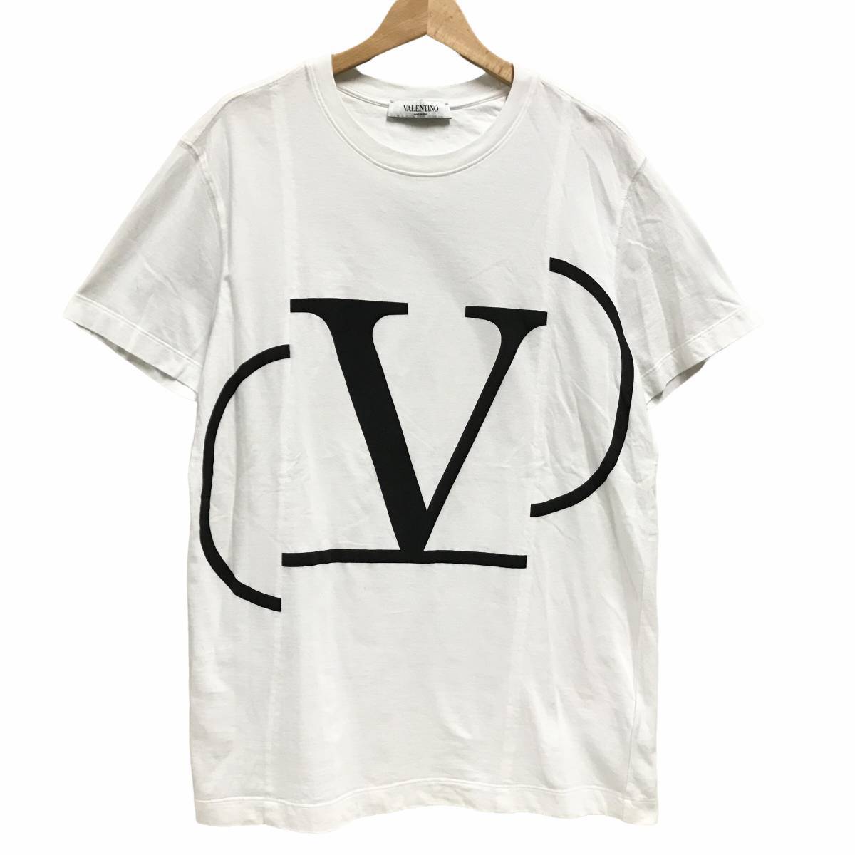 新品 Valentino 前面ロゴ コットン 半袖Tシャツ | robaticschool.com