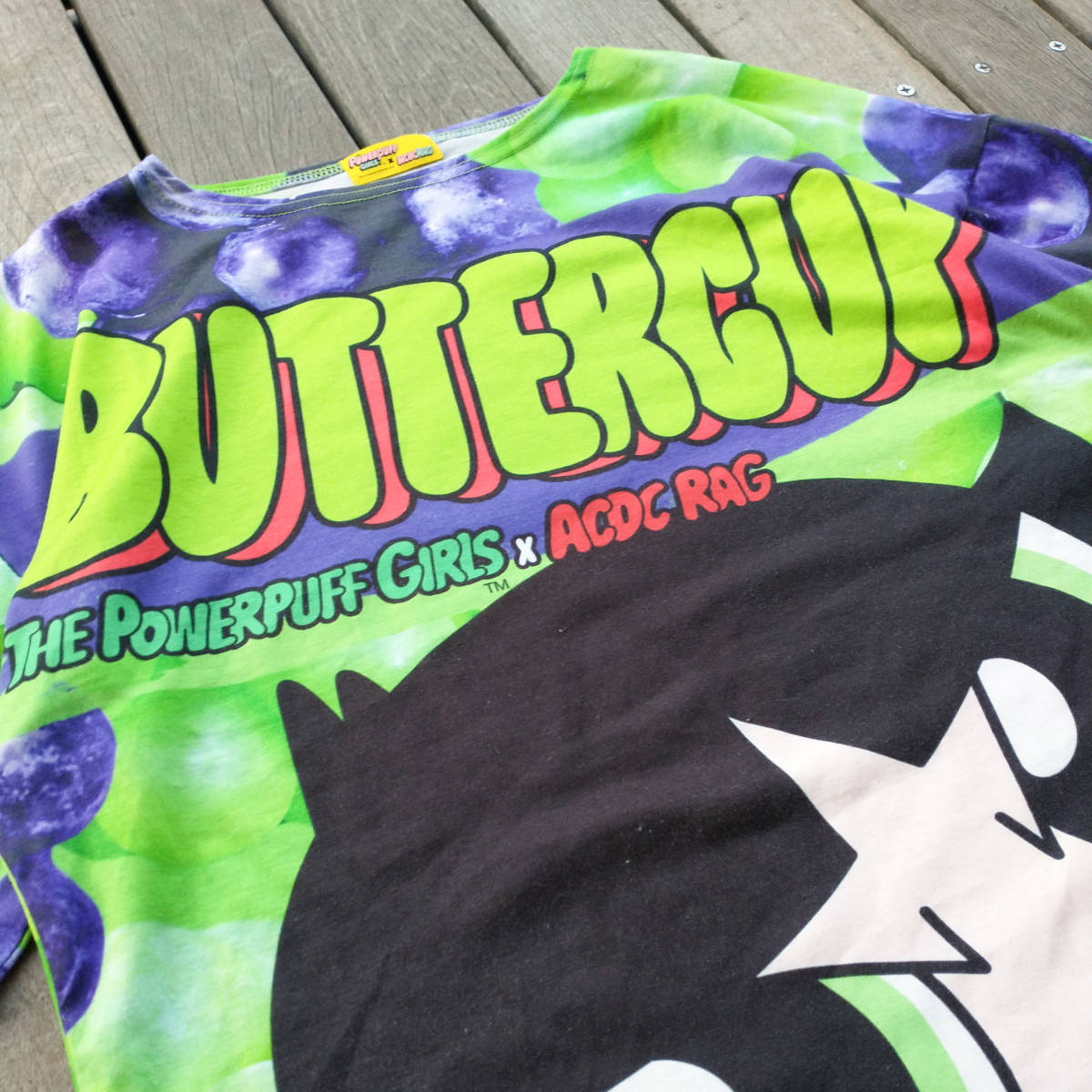 THE POWERPUFF GIRLS × ACDC RAG Butter Cup Tee バターカップ 半袖T