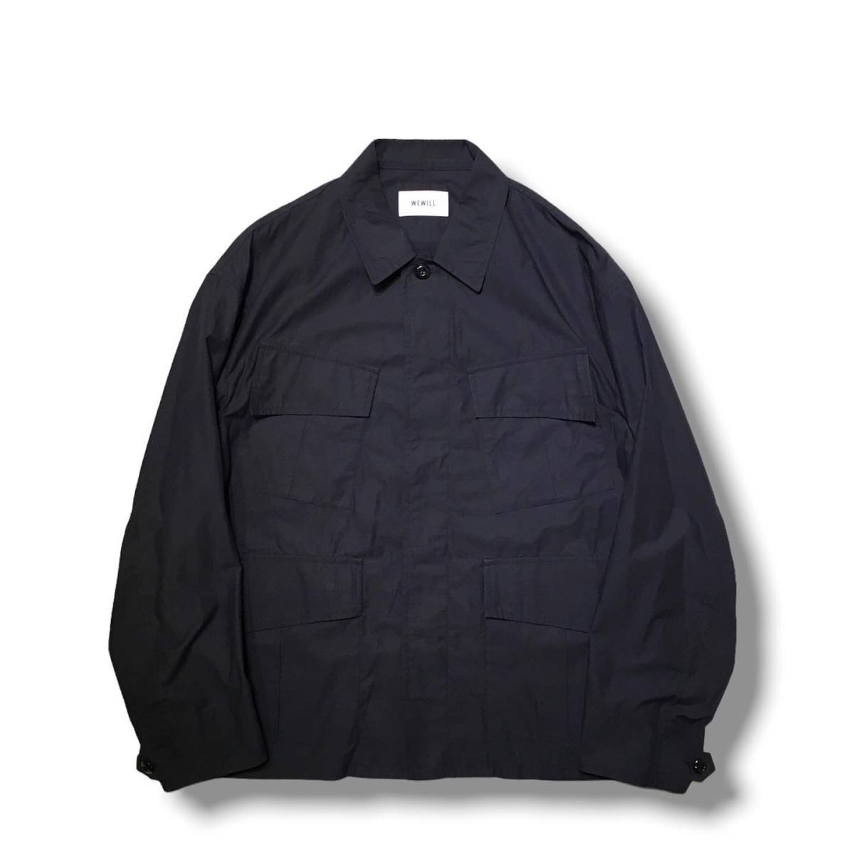 【お試し価格!】 WEWILL FATIGUE JACKET W-010-3007 ウィーウィル ファティーグジャケット ブラック サイズ2 店舗受取可 Mサイズ 【お試し価格!】 WEWILL FATIGUE JACKET W-010-3007 ウィーウィル ファティーグジャケット ブラック サイズ2 店舗受取可 Mサイズ