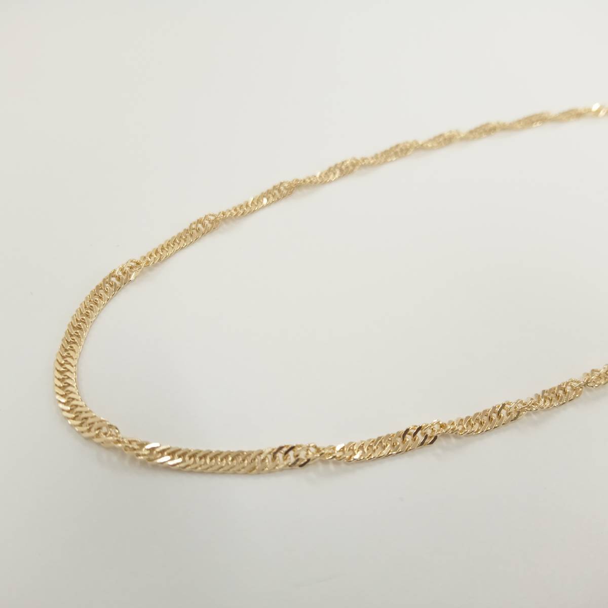 K18 50cm 7.7g 18金 スクリュー ネックレス | normanhubbard.com