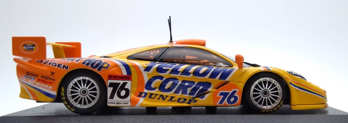 MINICHAMPS ミニチャンプス MCLAREN F1 GTR YELLOW CORN マクラーレン チーム 一ツ山 JAPAN GT CHAMPIONSHIP 2002 JGTC ミニカー_画像8