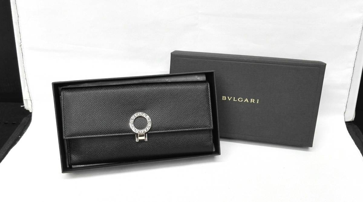 BVLGARI 二つ折り長財布 財布 ブラック EL・G12・30416 lp2m.ustjogja.ac.id