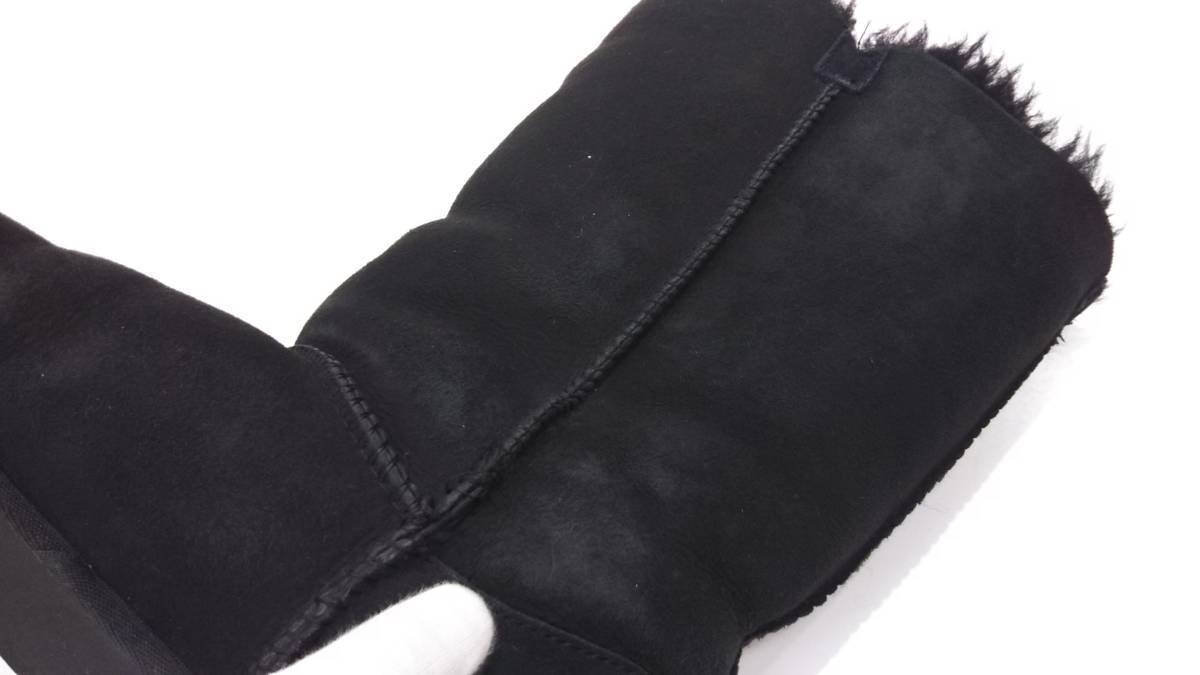 UGG australia UGG Australia mouton boots long boots 24cm UK5 lady's black black shoes shoes boots 