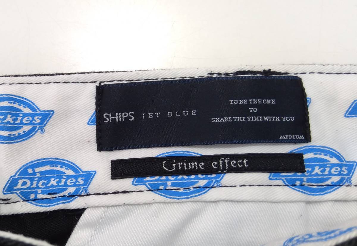 GRIME EFFRCT×SHIPS JET BLUE×DICKIES クライムエフェクト×シップスジェットブルー×ディッキーズ トリプルコラボ パンツ 黒 ブラック M_画像5