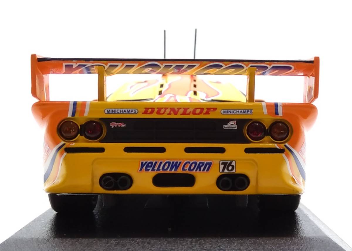 MINICHAMPS ミニチャンプス MCLAREN F1 GTR YELLOW CORN マクラーレン チーム 一ツ山 JAPAN GT CHAMPIONSHIP 2002 JGTC ミニカー_画像7