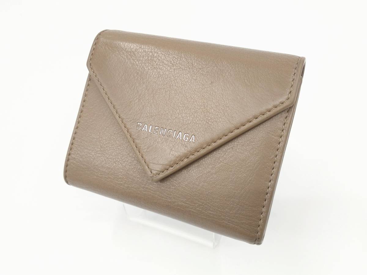 新発売 二つ折り財布 コインポケット付き バレンシアガBALENCIAGA